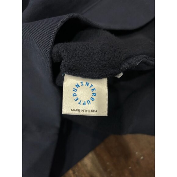 Midwest Kids Uninterrupted NWT Navy Crew Neck Long Sleeve Sweatshirt S - Picture 9 of 10